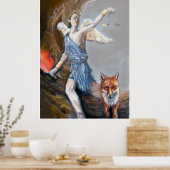 Poster "Peintures étonnantes aquarelles de la némésis (Cuisine)