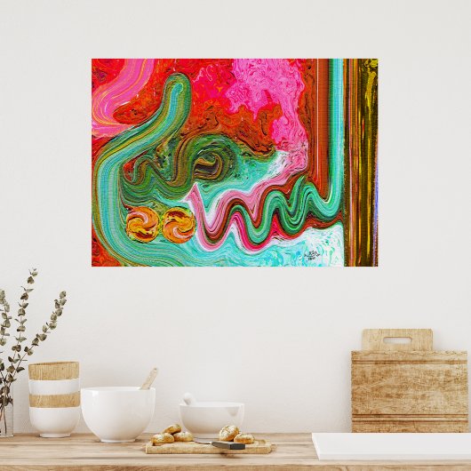 Poster Peintures Intérieures Modernes (Cuisine)