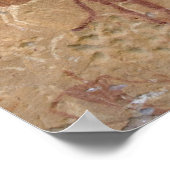 Poster Peintures rupestres préhistoriques, Akakus, Sahara (Coin)