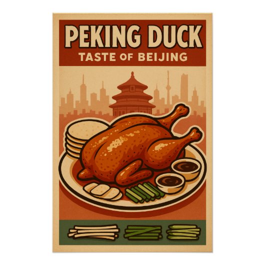 Poster Peking Duck - Une icône culinaire de Pékin (Devant)