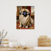 Poster Pekingese - Chien Art Imprimer (Cuisine)