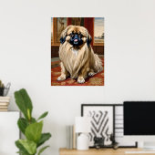 Poster Pekingese - Chien Art Imprimer (Bureau à domicile)