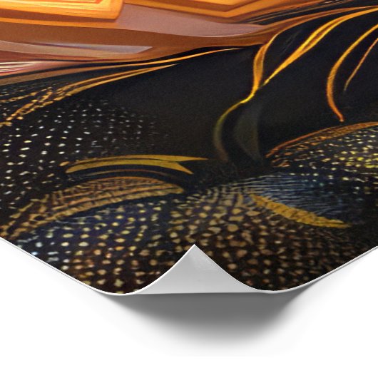 Poster Pékingese Halloween Éffrayant (Coin)