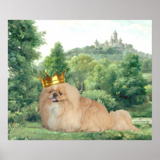 Poster Pekingese King (Devant)