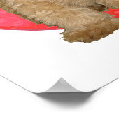 Poster Pekingese / Poodle Mix Valentine's Day (Coin)