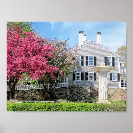 Poster Pèlerin Mère Plymouth MA Printemps (Devant)