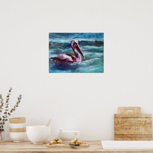 Poster Pélican (Cuisine)