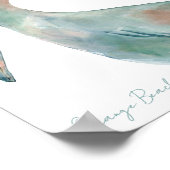 Poster Pélican à l'aquarelle (Coin)