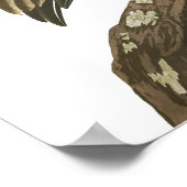 Poster Pélican Brown par John James Audubon (Coin)