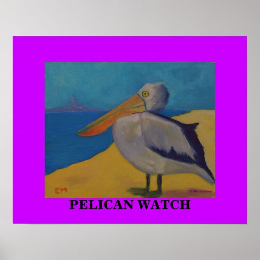 POSTER PELICAN WATT - IMPRIMER (Devant)