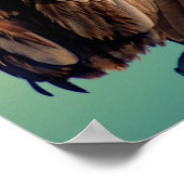 Poster Pélicans à l'aube (Coin)