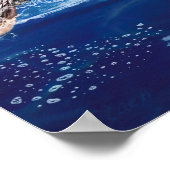 Poster Pélicans Brown SOLEIL ISLAND KISSEE (Coin)