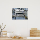 Poster Pélicans sur le quai (Cuisine)