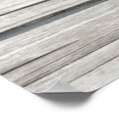 Poster Pélicans sur une jetée (Coin)