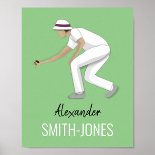 Poster Pelouse Bowls