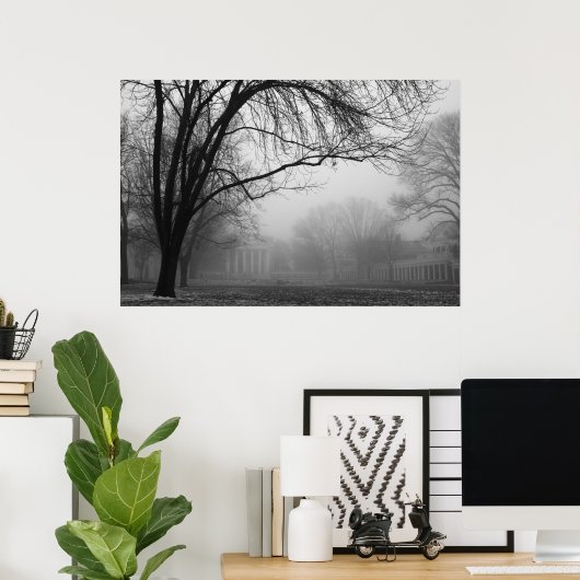 Poster Pelouse dans la fosse (Bureau à domicile)