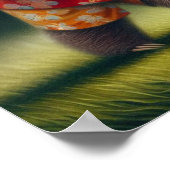 Poster Pelouse de sciage (Coin)