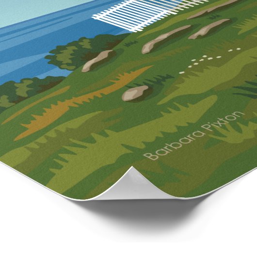 Poster Pemaquid point Lighthouse (Coin)