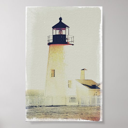 Poster Pemaquid point Lighthouse Maine (Devant)