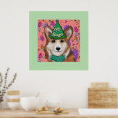 POSTER PEMBROKE WELSH CORGI (Cuisine)