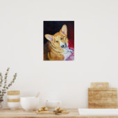 Poster Pembroke Welsh Corgi Imprimer (Cuisine)