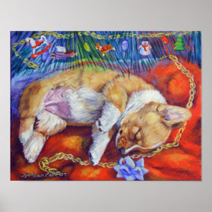 Poster Pembroke Welsh Corgi Imprimer