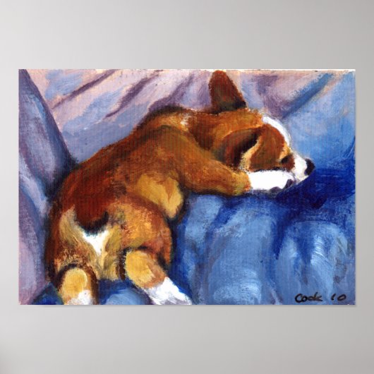 Poster Pembroke Welsh Corgi Imprimer (Devant)