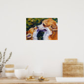 Poster Pembroke Welsh Corgi Imprimer l'affiche (Cuisine)