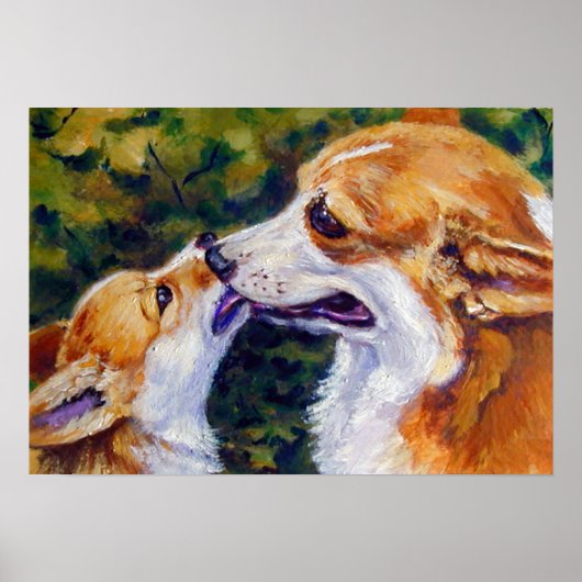 Poster Pembroke Welsh Corgi Imprimer l'affiche (Devant)