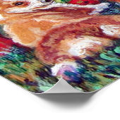 Poster Pembroke Welsh Corgi Imprimer l'affiche (Coin)