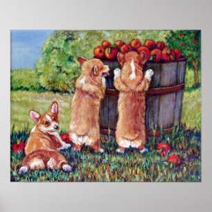 Poster Pembroke Welsh Corgi Imprimer l'affiche