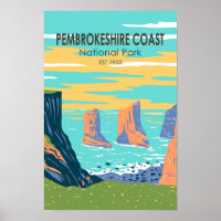 Pembrokeshire Coast National Park Wales Vintage