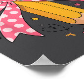 Poster Pencil Coquette Bow Test Day Teacher Motivational  (Coin)