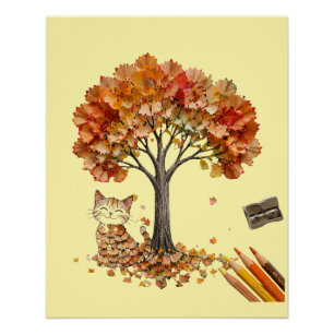 Poster Pencil Shaving Texture Wall Art