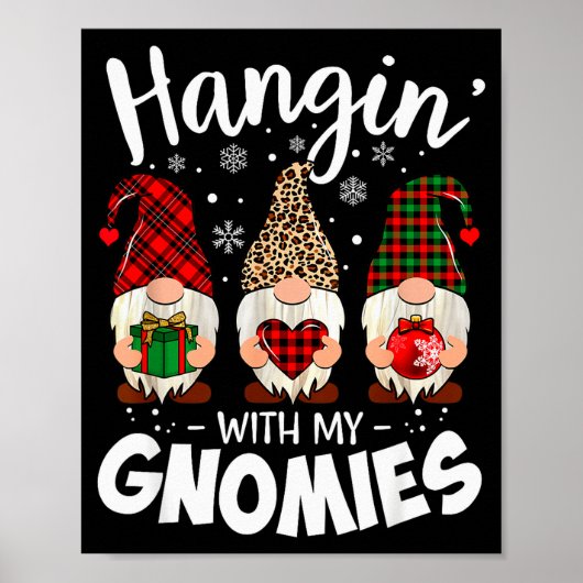 Poster Pendant que je suis avec mes femmes gnomes léopard (Devant)