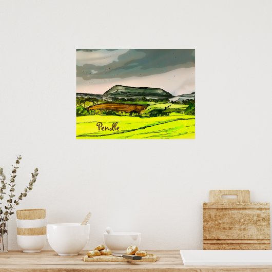 Poster Pendle Hill (Cuisine)