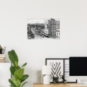 Poster Pendleton, Oregon Main Street View Photographie (Bureau à domicile)