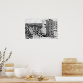 Poster Pendleton, Oregon Main Street View Photographie (Cuisine)