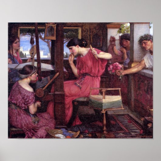 Poster Penelope et l'affiche des prétendants (Devant)