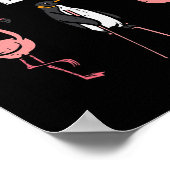 Poster Penguin C'Est Bon D'Être Différents Hommes Flamant (Coin)