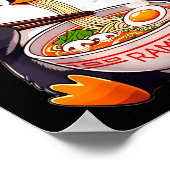 Poster Penguin Eating Ramen  (Coin)
