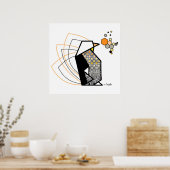 Poster Penguin origami (Cuisine)