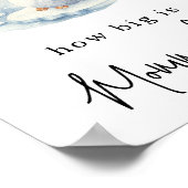 Poster Penguin - Quelle taille fait le ventre de maman ? (Coin)