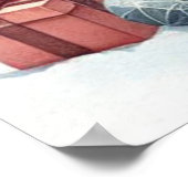 Poster Penguins Construisant Un Snowman (Coin)