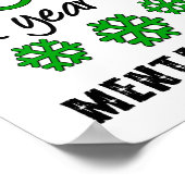 Poster Penguins de Noël Santé mentale (Coin)