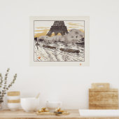 Poster Péniches (Cuisine)