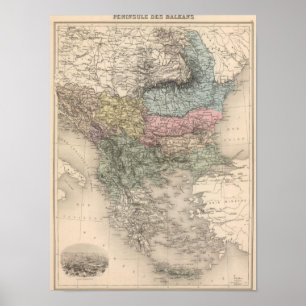 Poster Péninsule balkanique