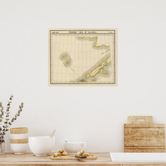 Poster Péninsule d'Alaska (Cuisine)