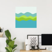 Poster Péninsule verte (Bureau à domicile)