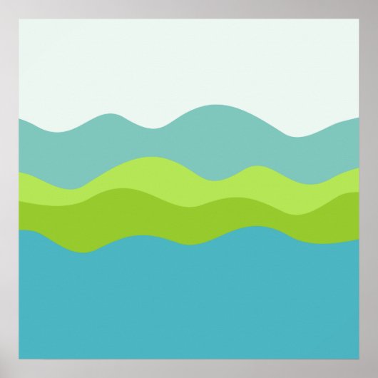 Poster Péninsule verte (Devant)